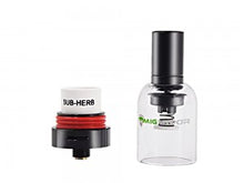 Load image into Gallery viewer, Black &amp; Clear Dry Herb and Dabs Tank
